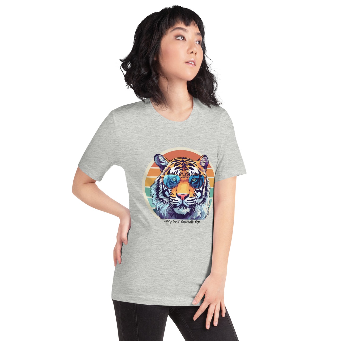 Tigers Unisex t-shirt (Sorry Can't Baseball Bye)