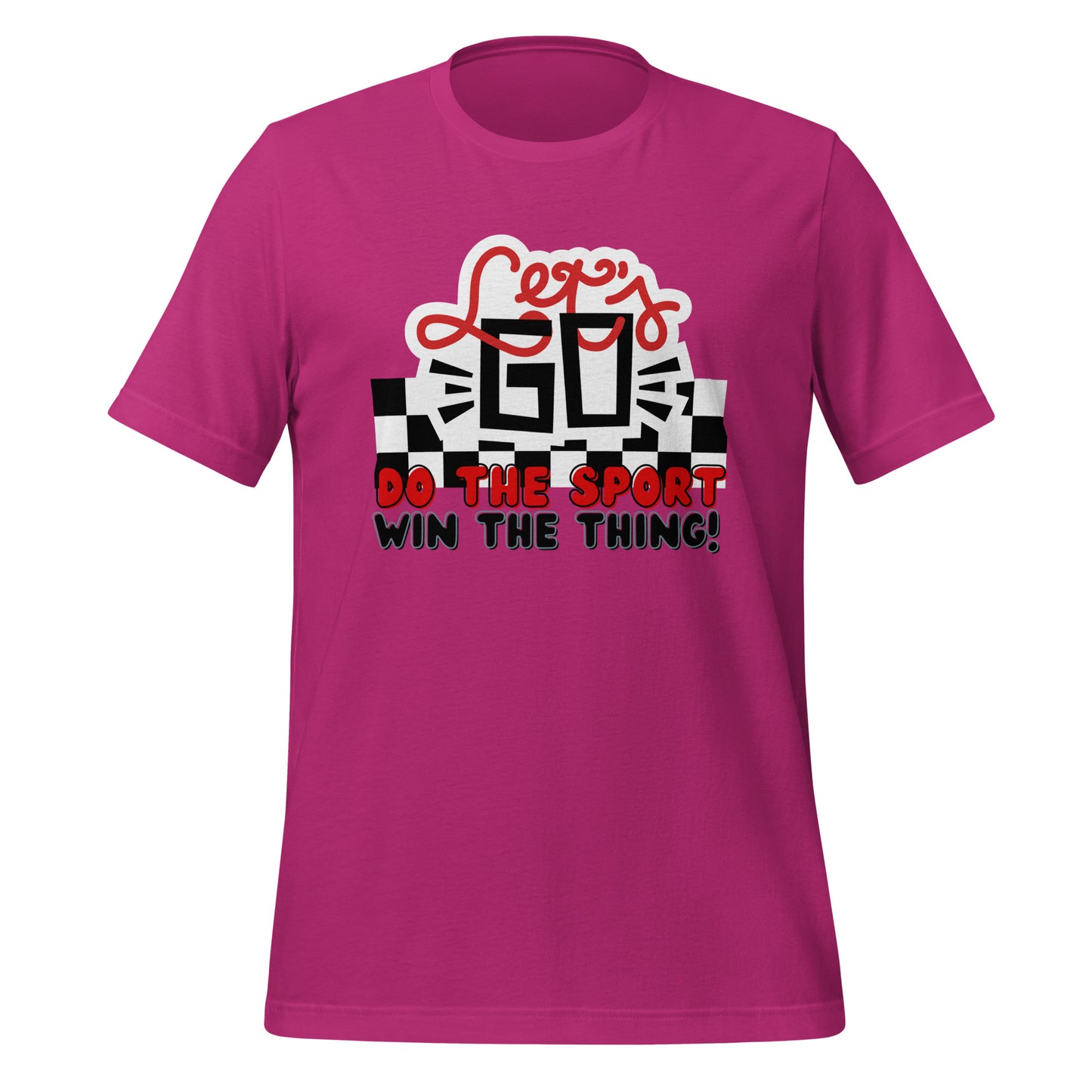 Lets Go Sports Unisex t-shirt