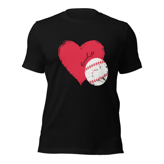 Baseball Love Unisex t-shirt