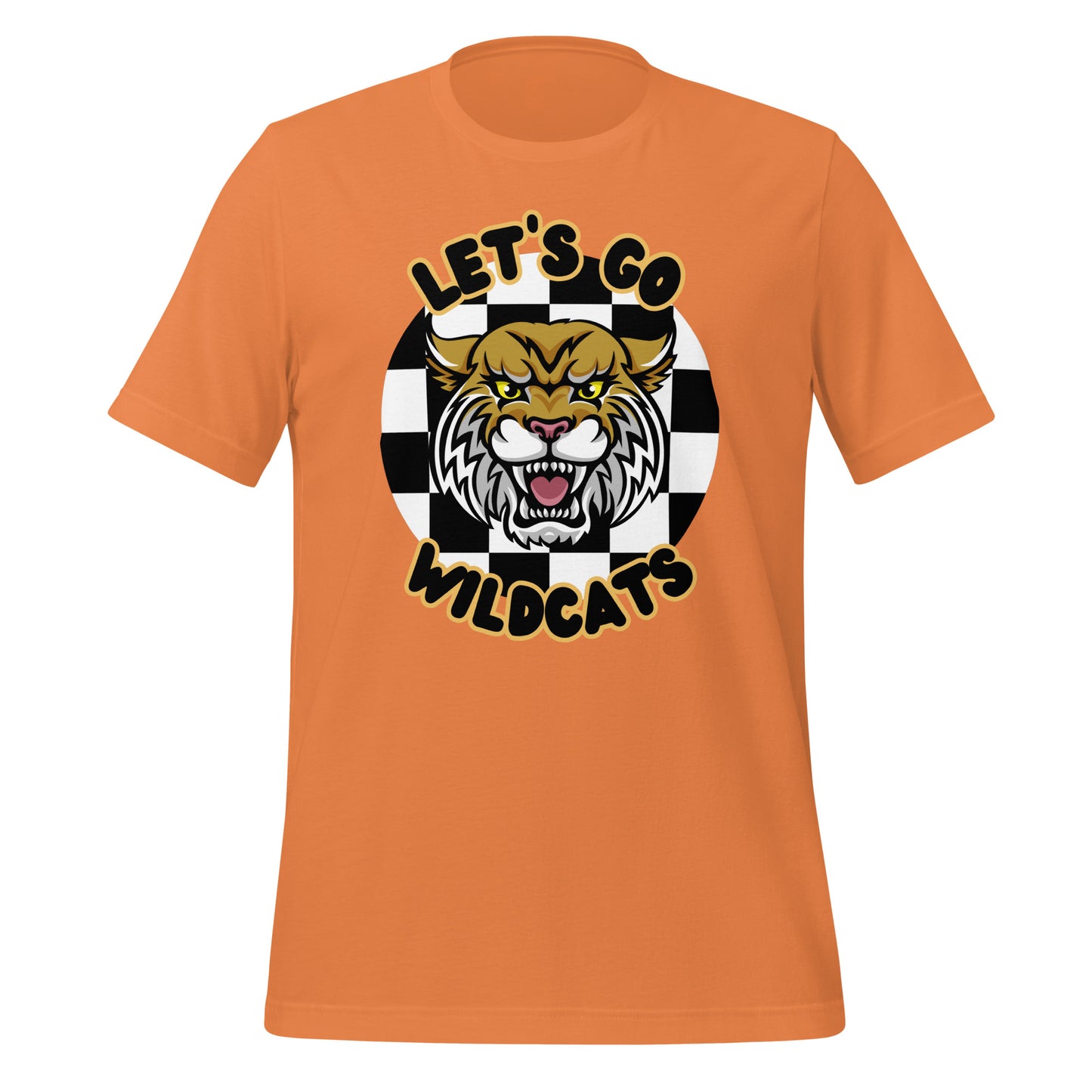 Wildcats Unisex t-shirt (Checkered)