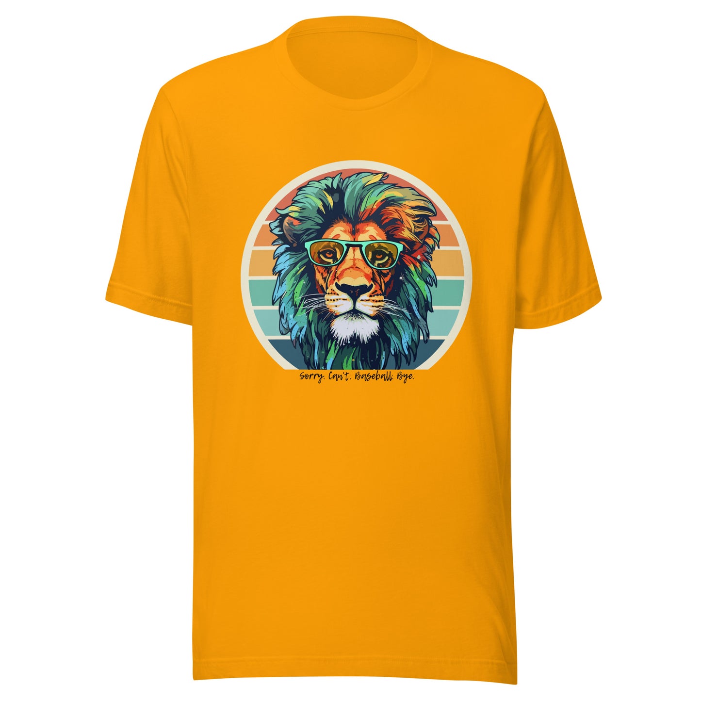 Lions Unisex t-shirt (Sorry Can't Baseball Bye)