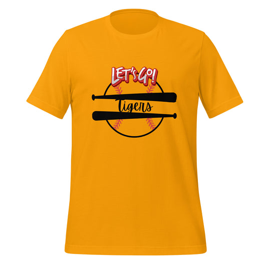 Tigers Unisex t-shirt (Let's Go Baseball)