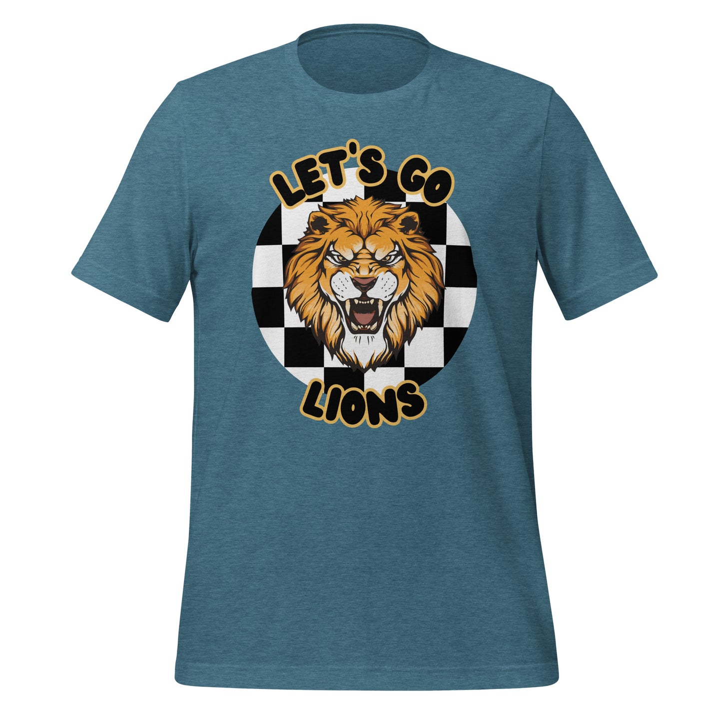 Lions Unisex t-shirt (Checkered)