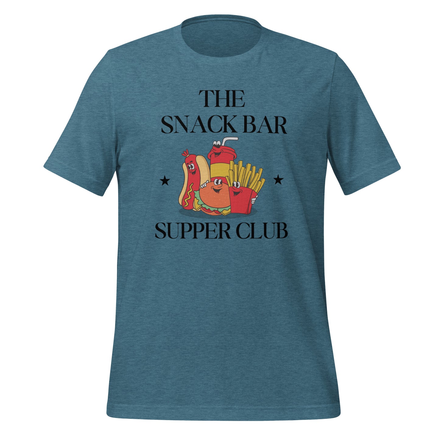 Snack Bar Supper Club Unisex t-shirt