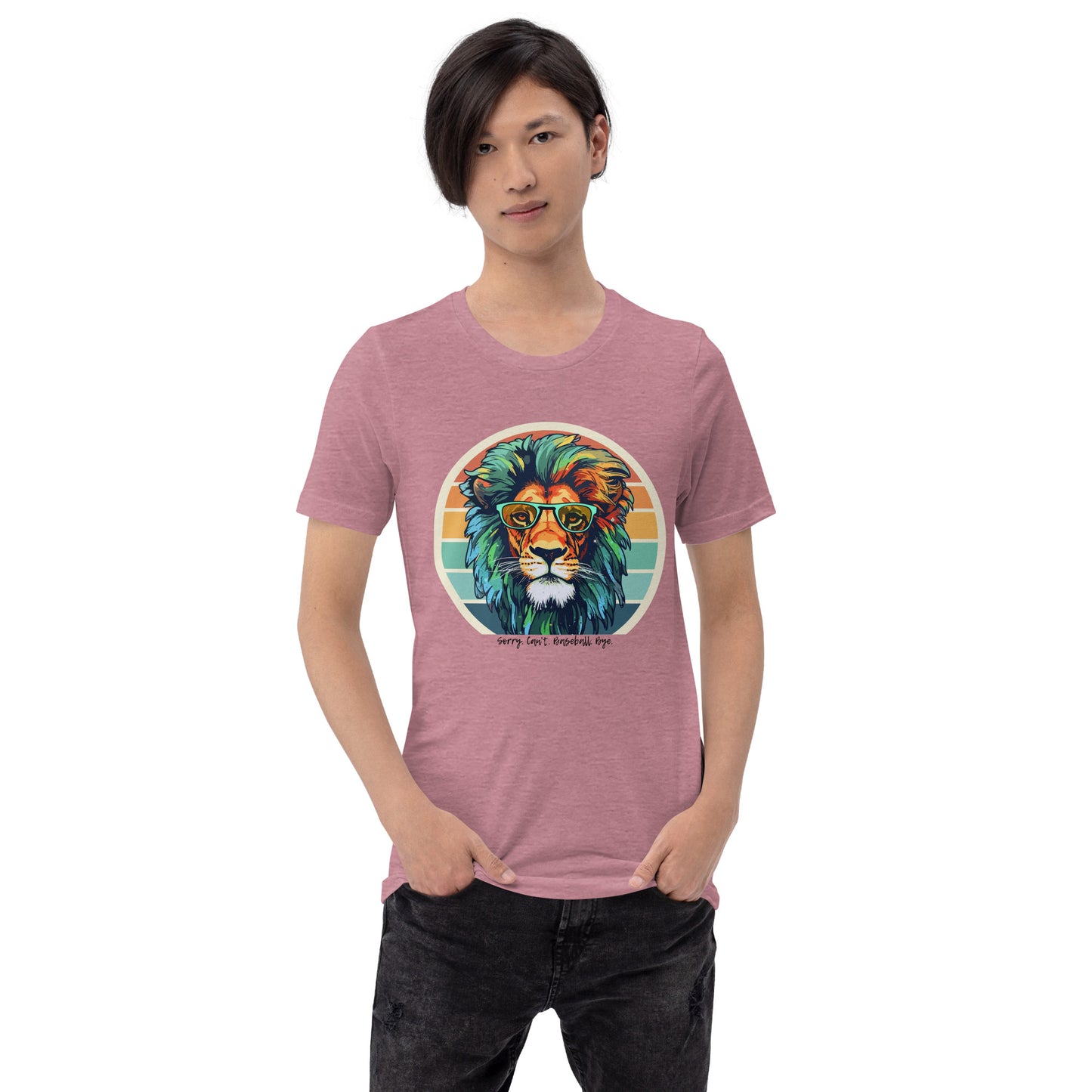 Lions Unisex t-shirt (Sorry Can't Baseball Bye)