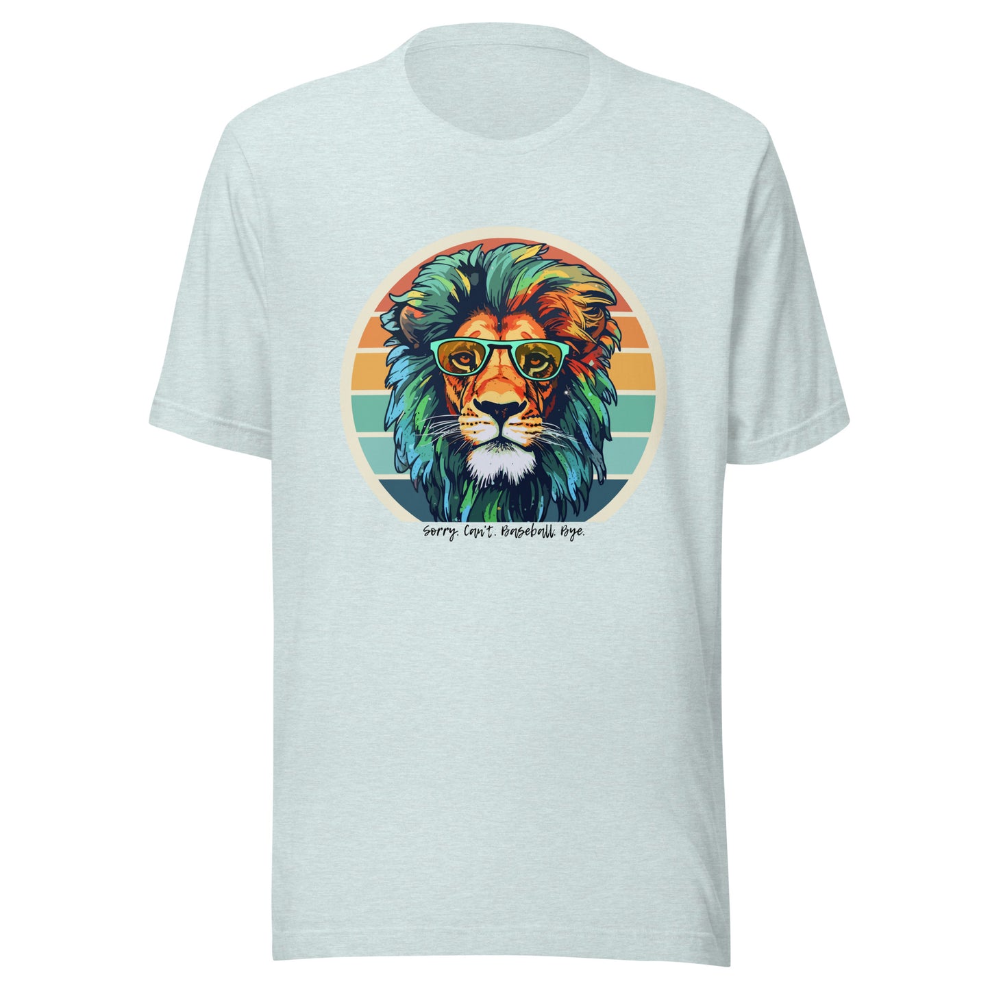 Lions Unisex t-shirt (Sorry Can't Baseball Bye)