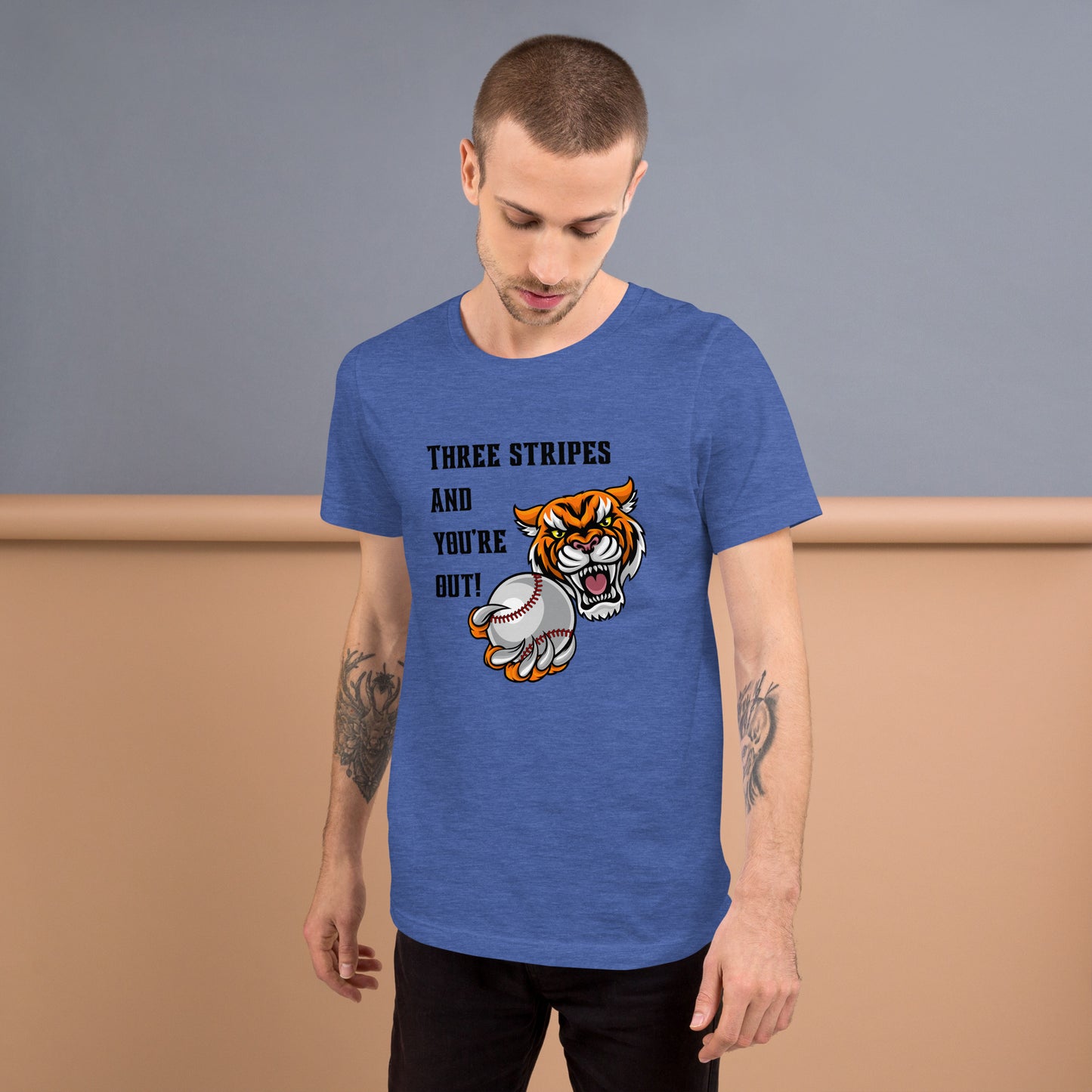 Tigers Unisex t-shirt (Three Stripes )