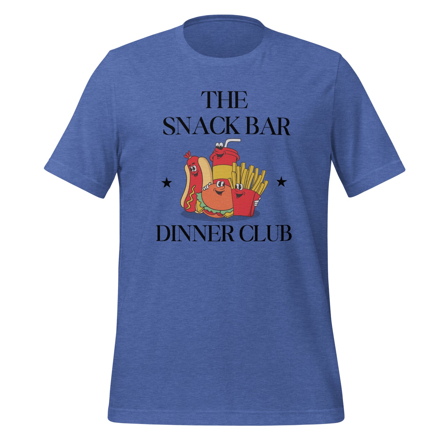 Snack Bar Dinner Club Unisex t-shirt