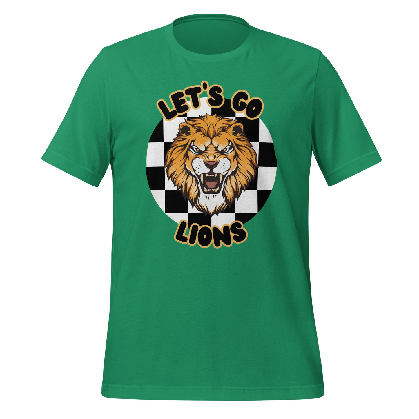 Lions Unisex t-shirt (Checkered)