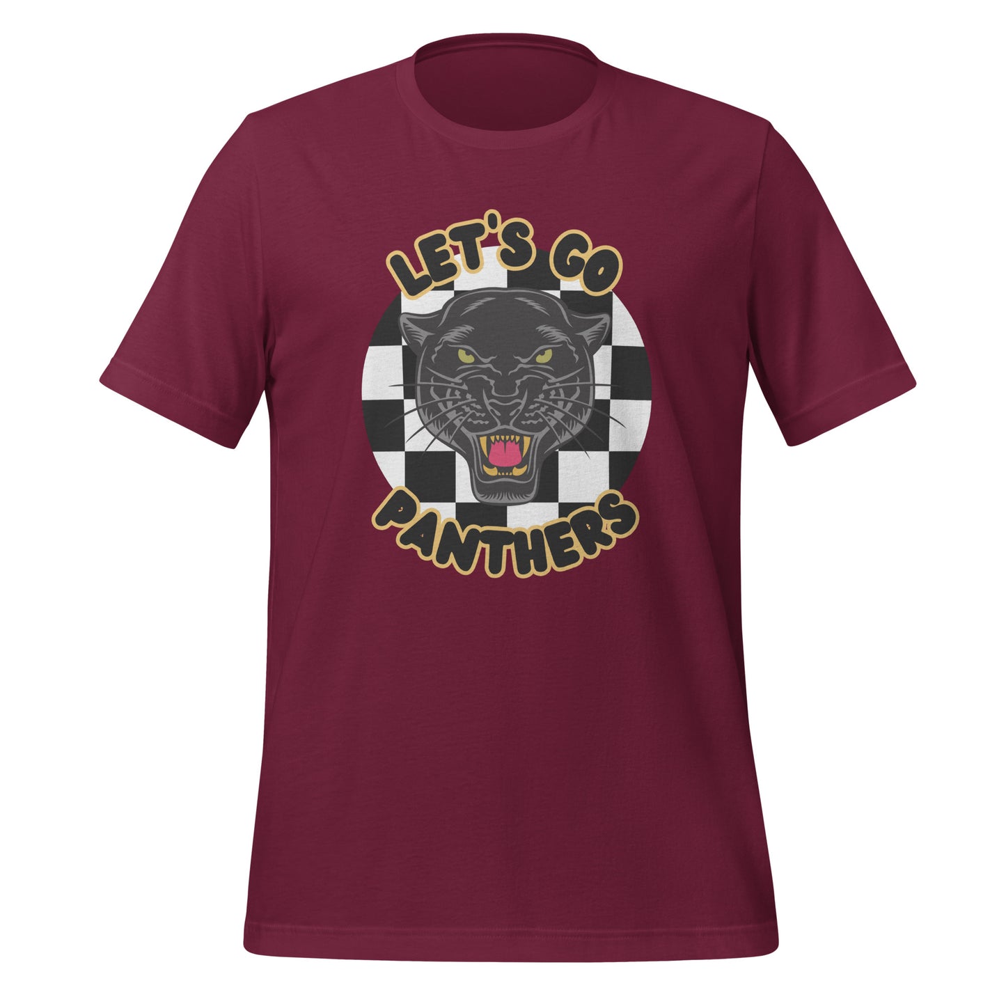 Panthers Unisex t-shirt (Checkered)