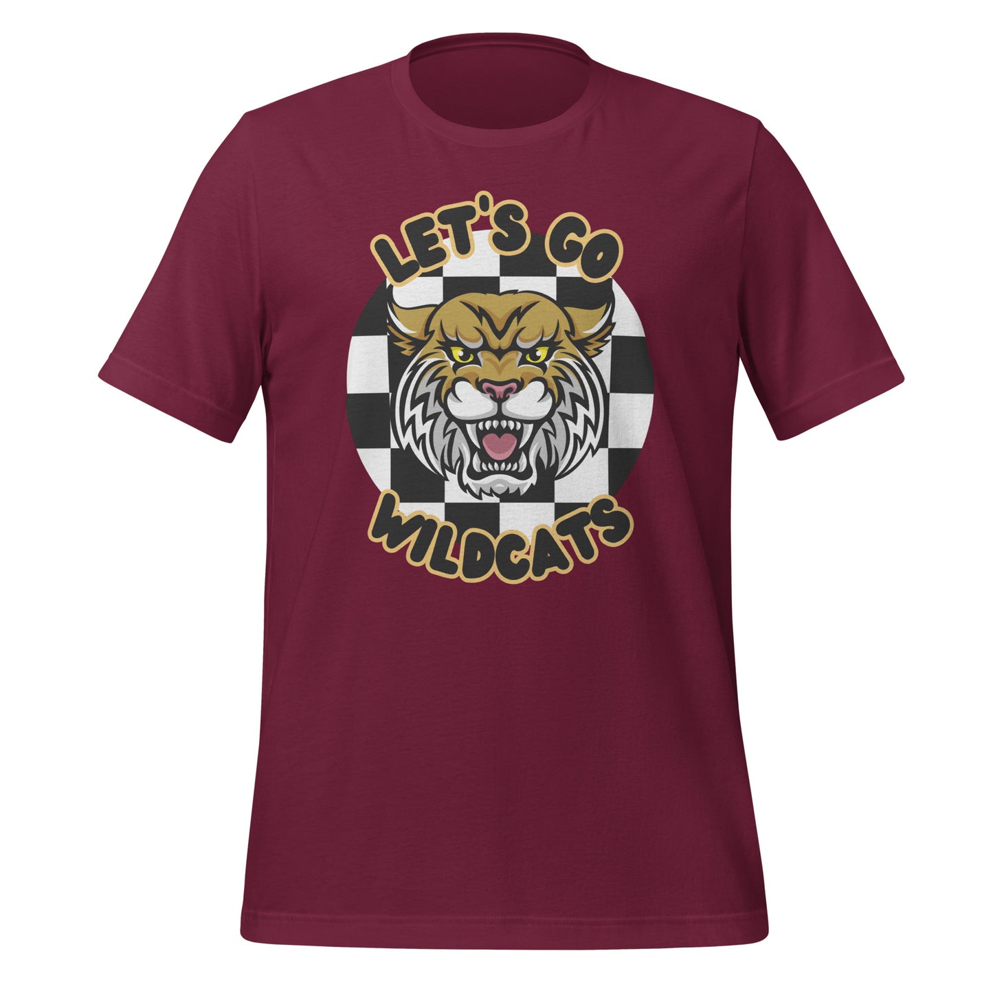 Wildcats Unisex t-shirt (Checkered)