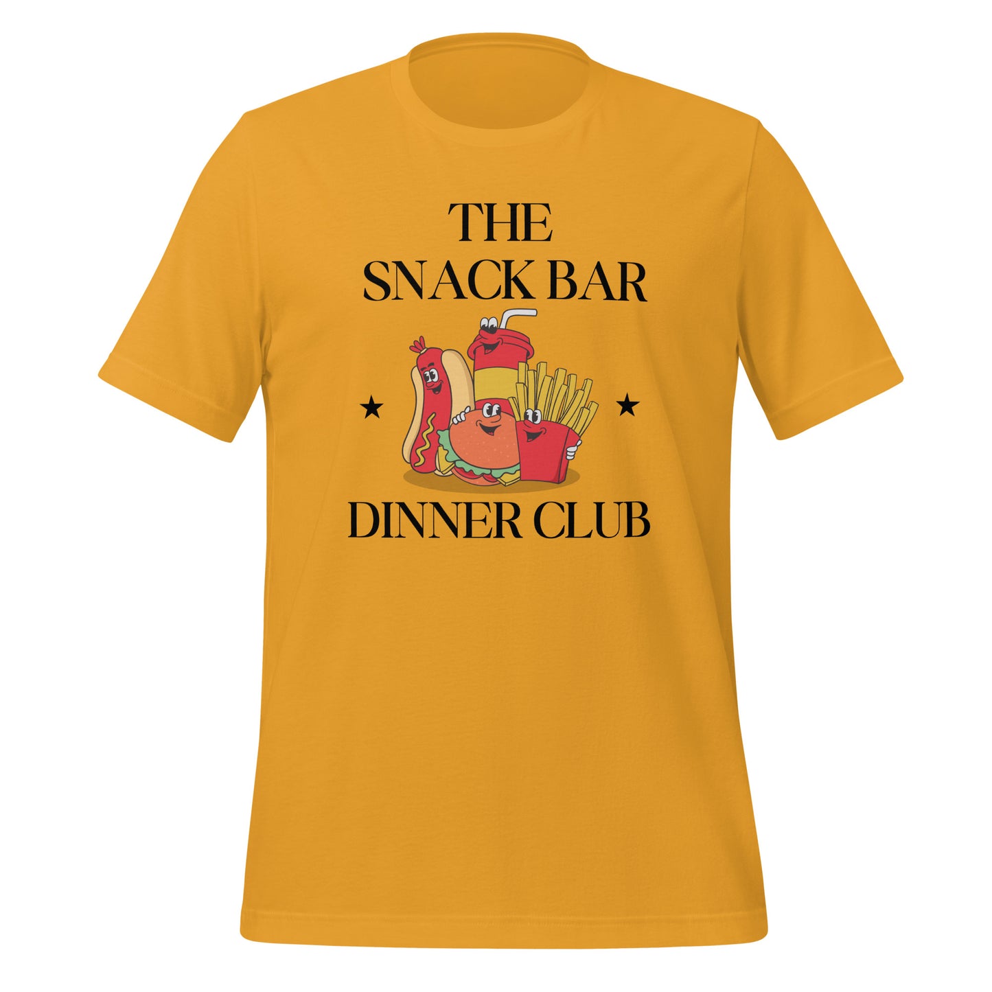 Snack Bar Dinner Club Unisex t-shirt