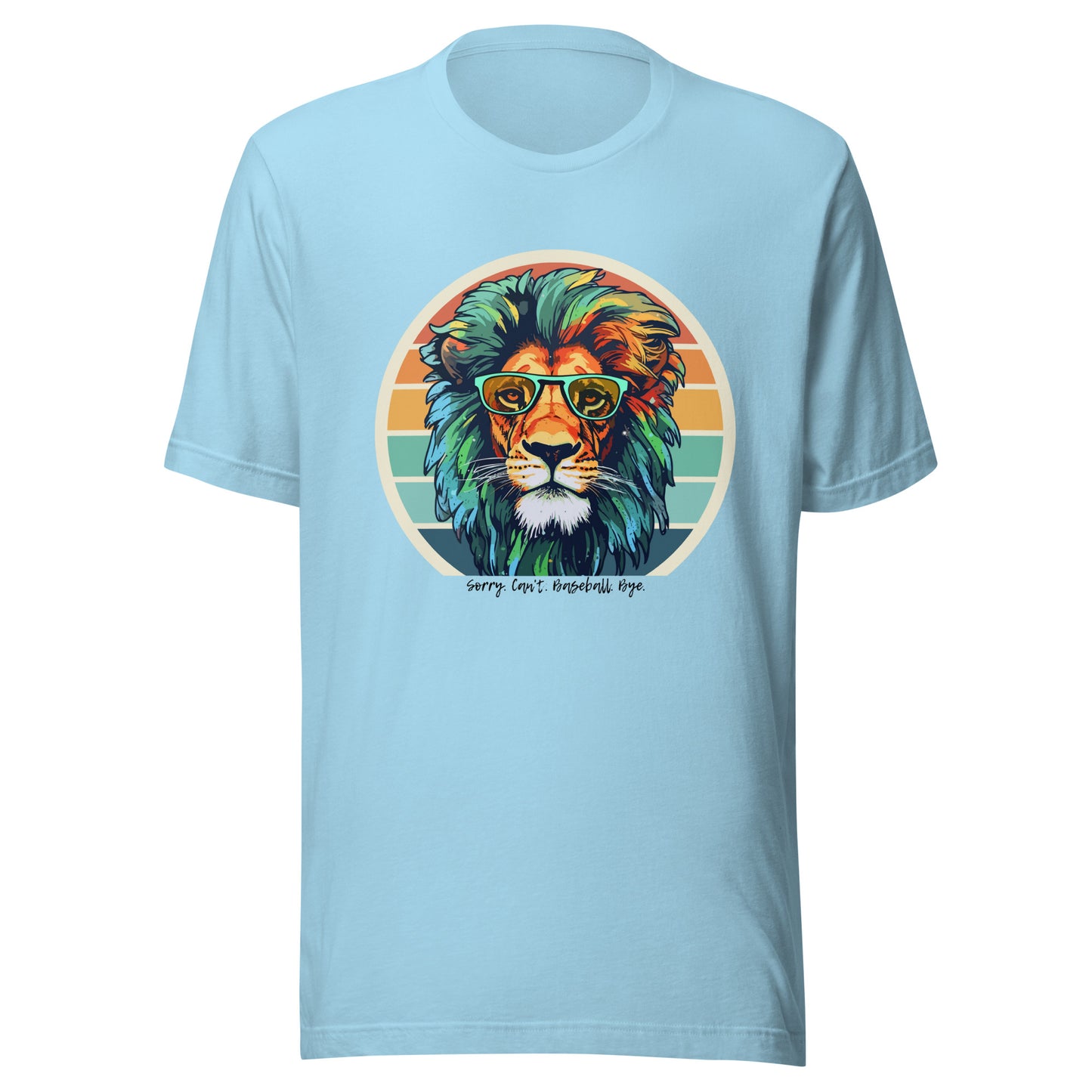 Lions Unisex t-shirt (Sorry Can't Baseball Bye)