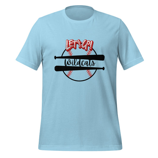 Wildcats Unisex t-shirt (Let's Go Baseball)