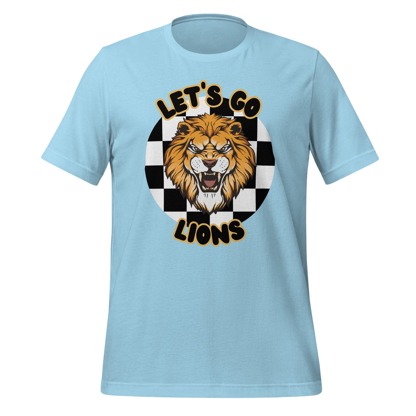 Lions Unisex t-shirt (Checkered)