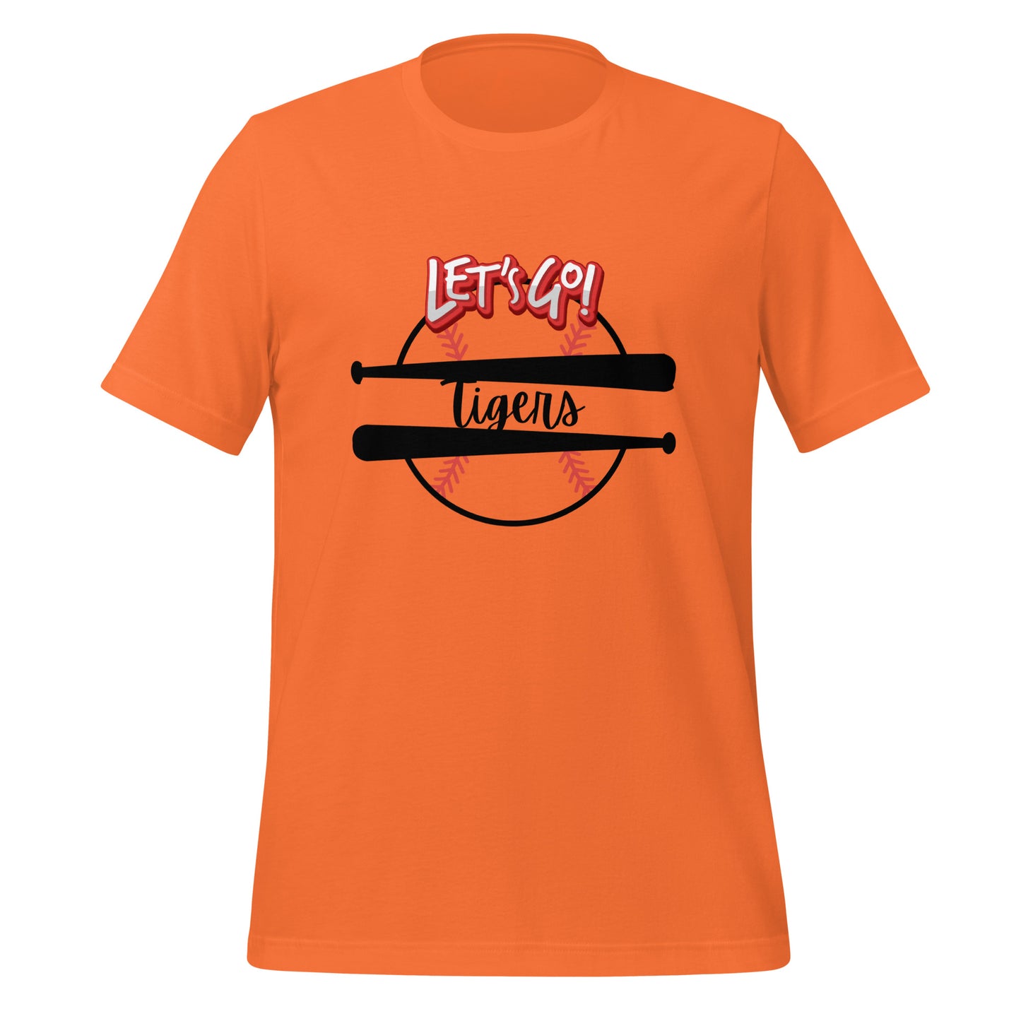 Tigers Unisex t-shirt (Let's Go Baseball)