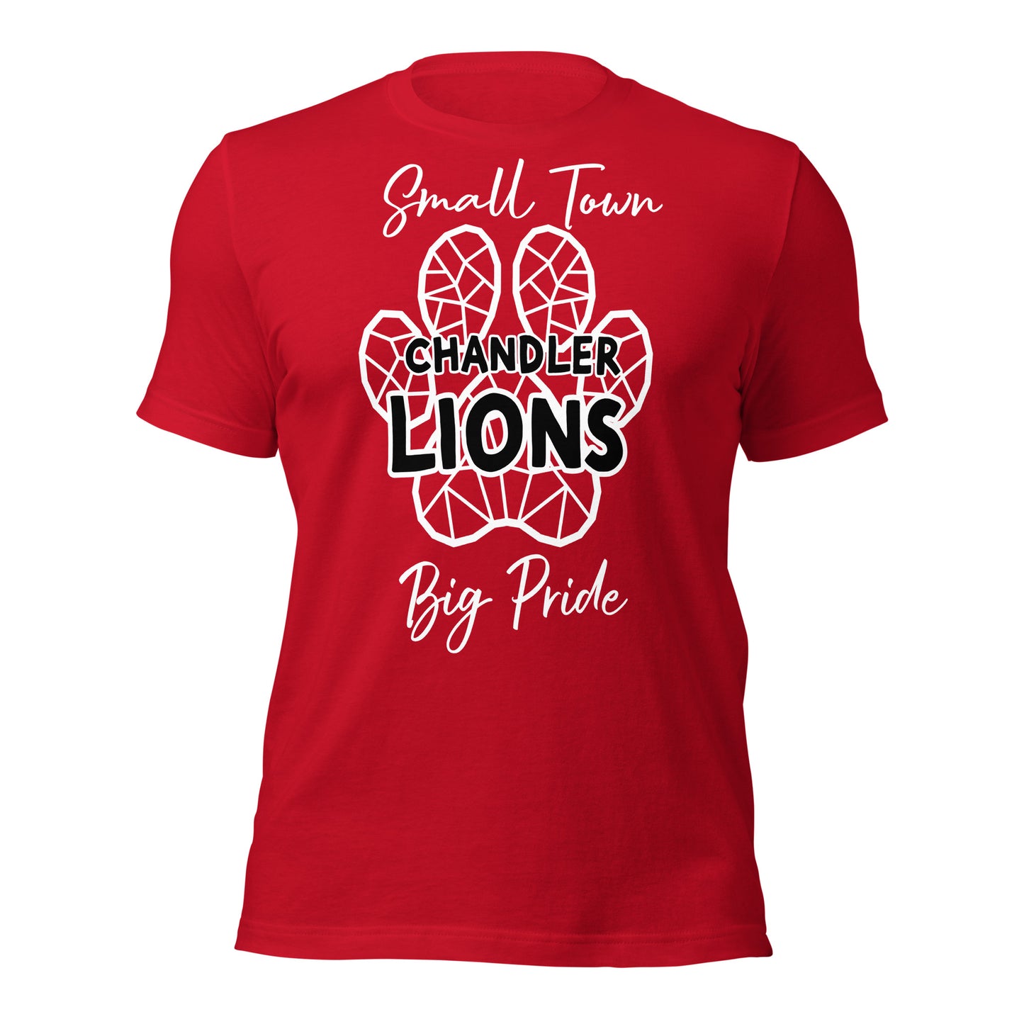 Lions Unisex t-shirt (Stained Glass Little Town)