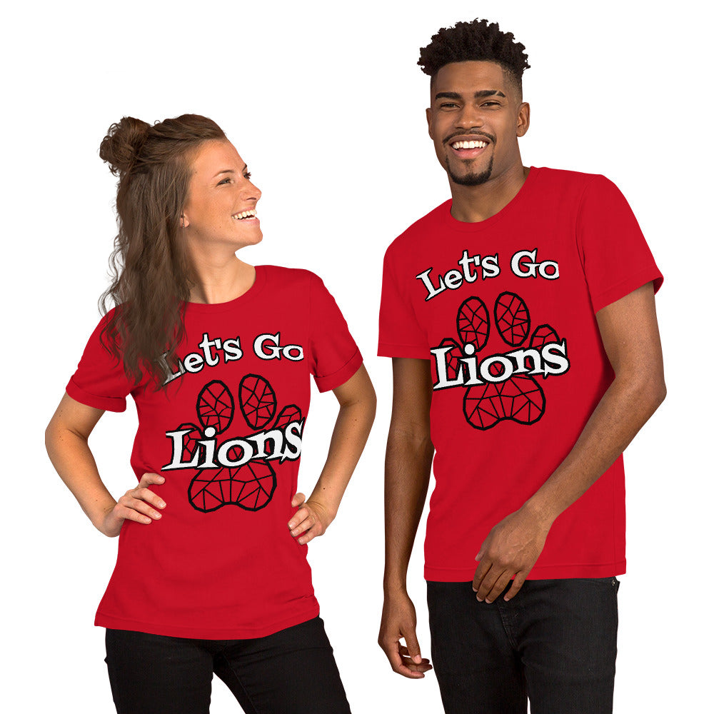 Lions Unisex t-shirt (Lets Go Stained Glass)