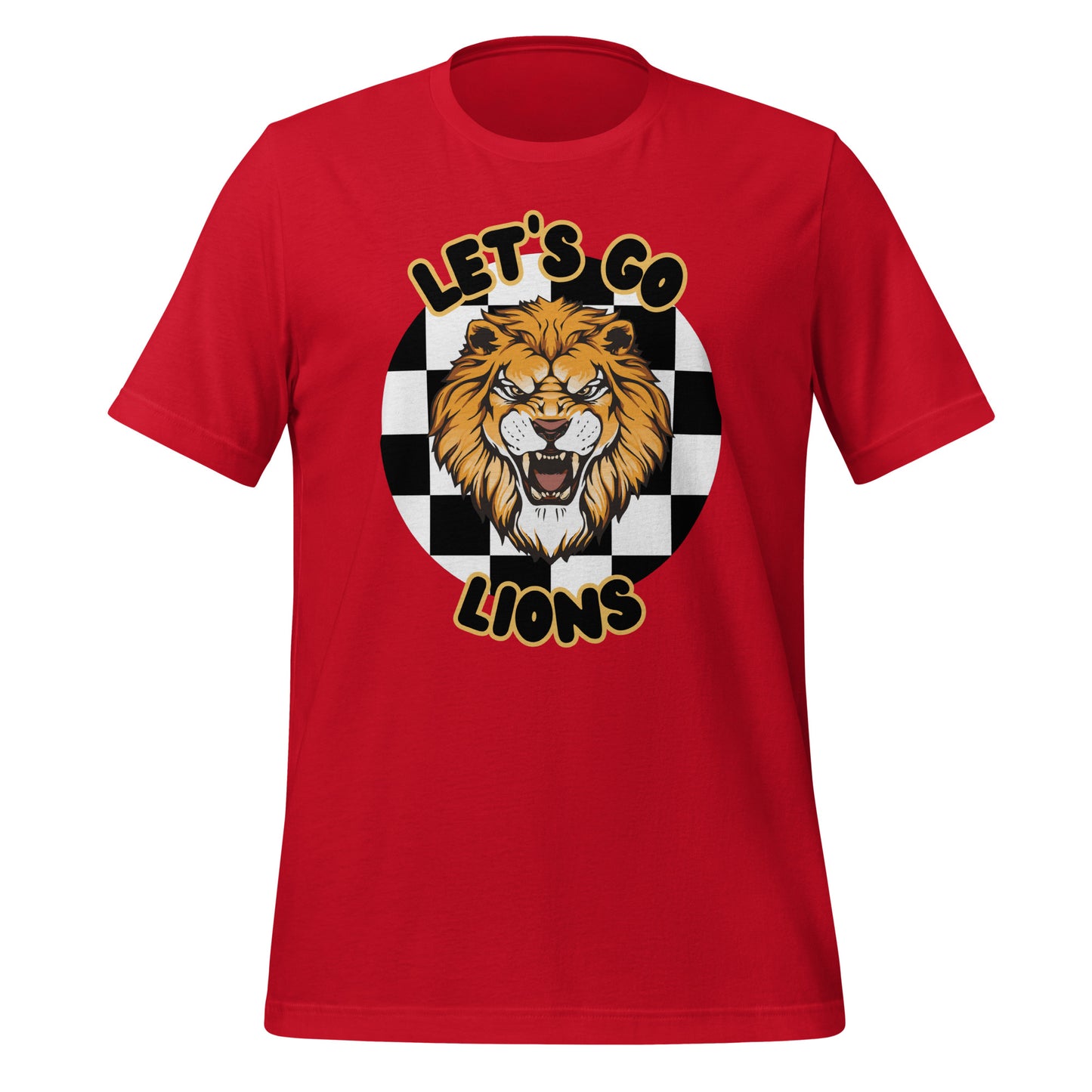 Lions Unisex t-shirt (Checkered)