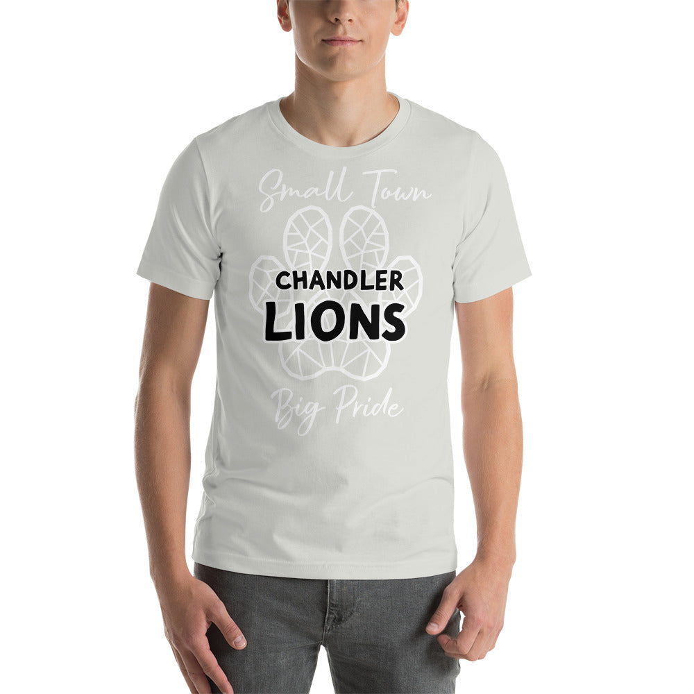 Lions Unisex t-shirt (Stained Glass Little Town)