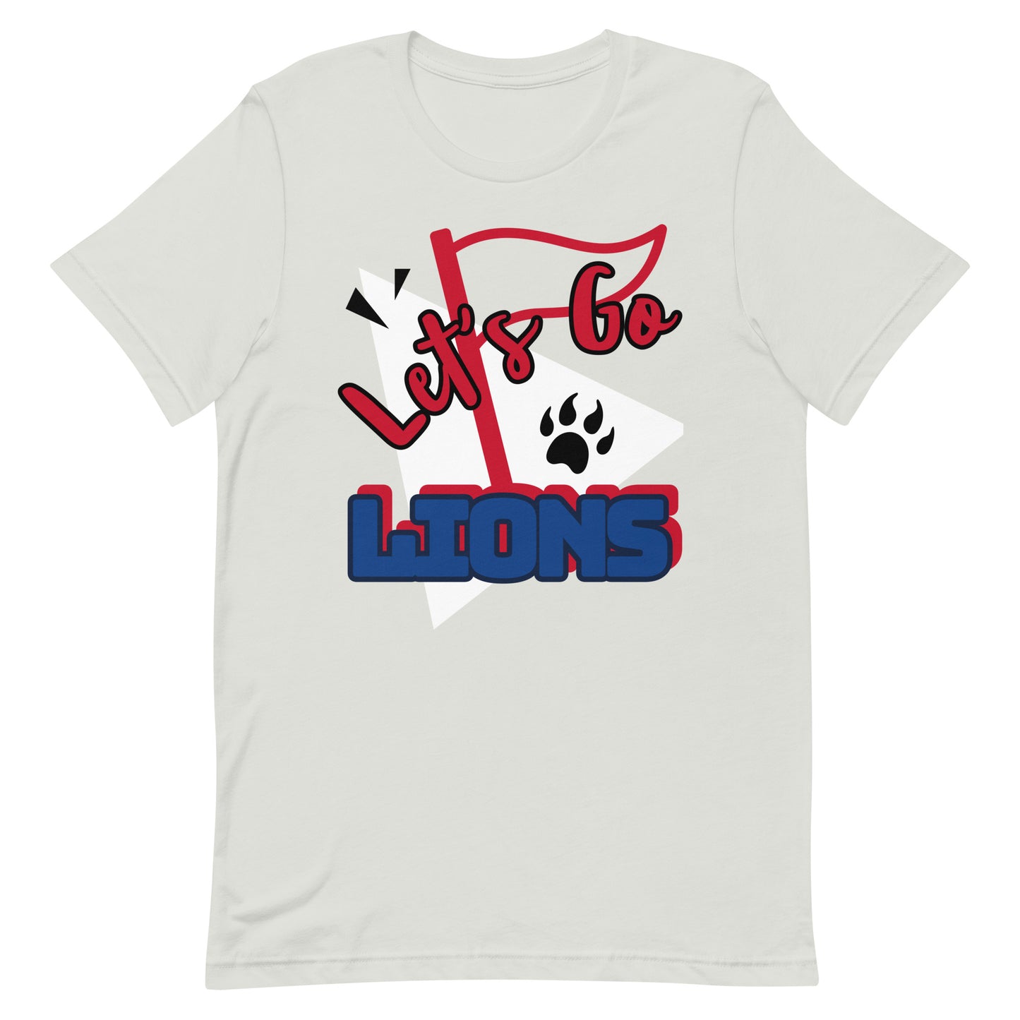 Lions Unisex T-shirt (Flag Lets Go)