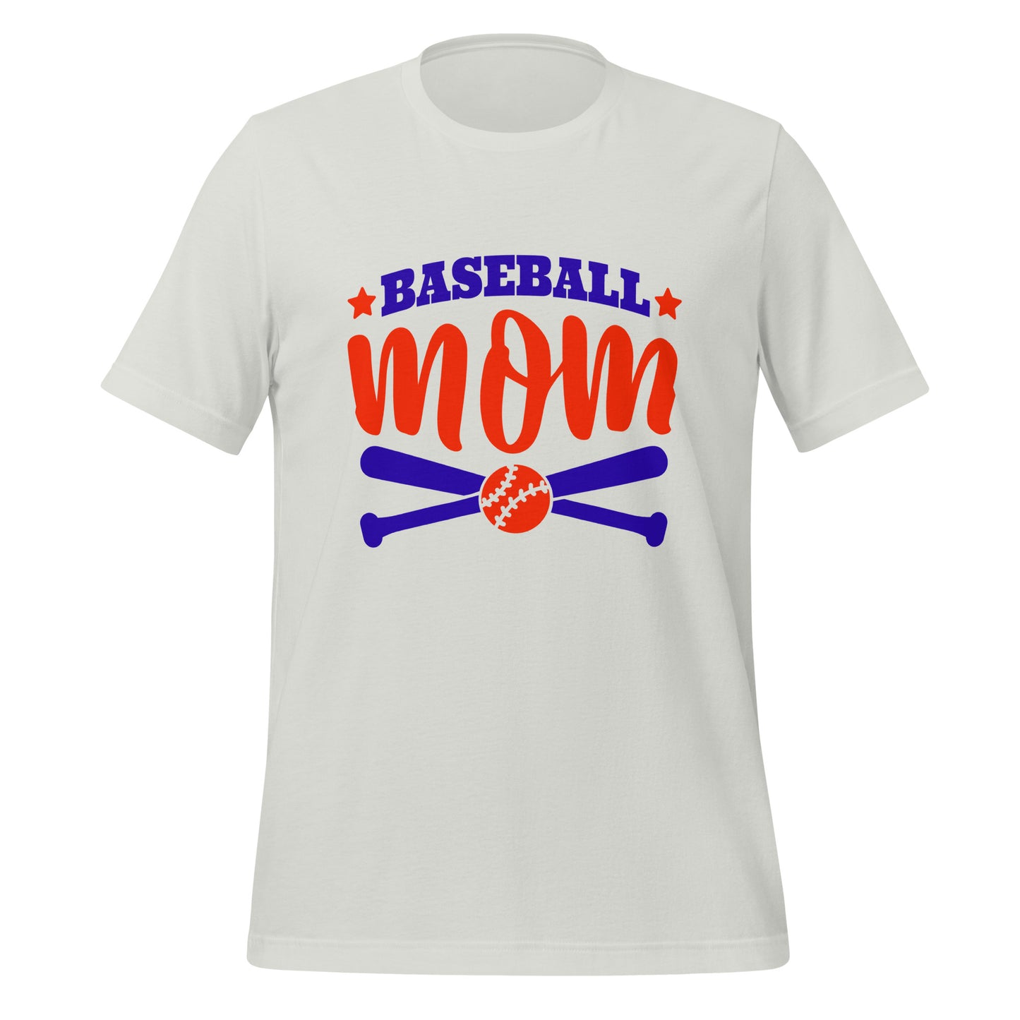 Baseball Mama Unisex t-shirt (Red and Royal)