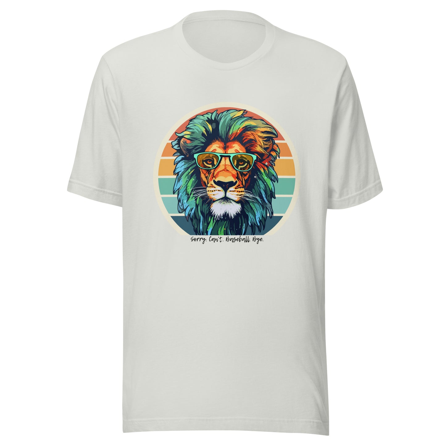 Lions Unisex t-shirt (Sorry Can't Baseball Bye)