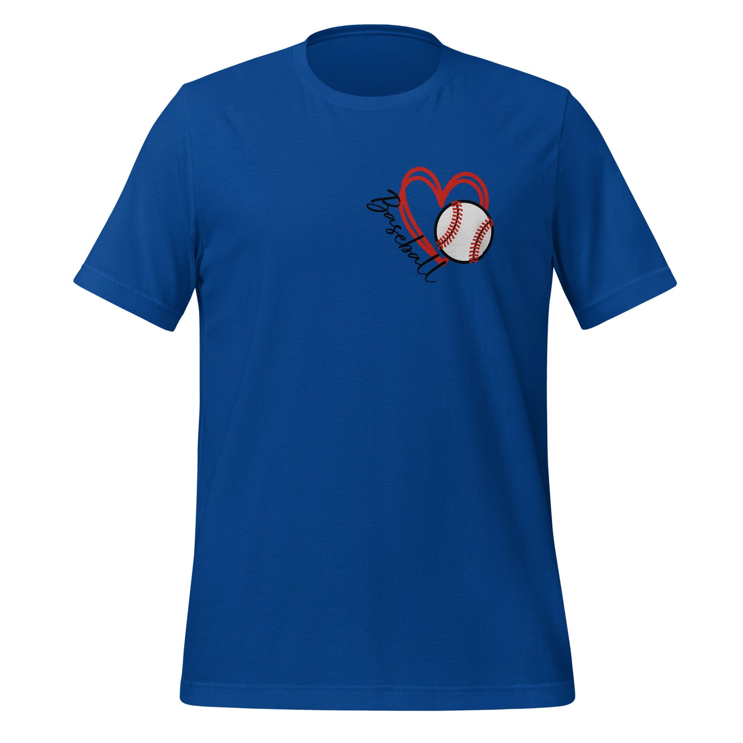 Baseball Love Unisex t-shirt (Heart)