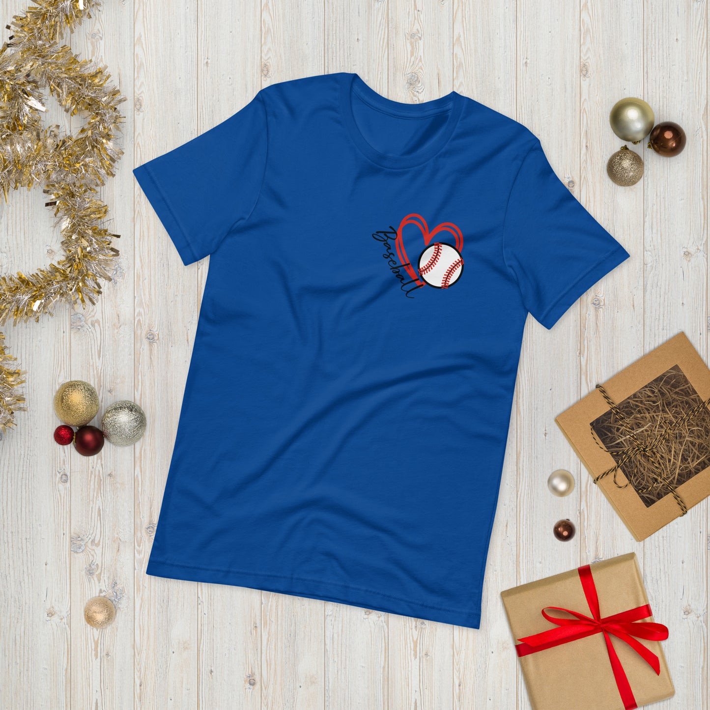 Baseball Love Unisex t-shirt (Heart)