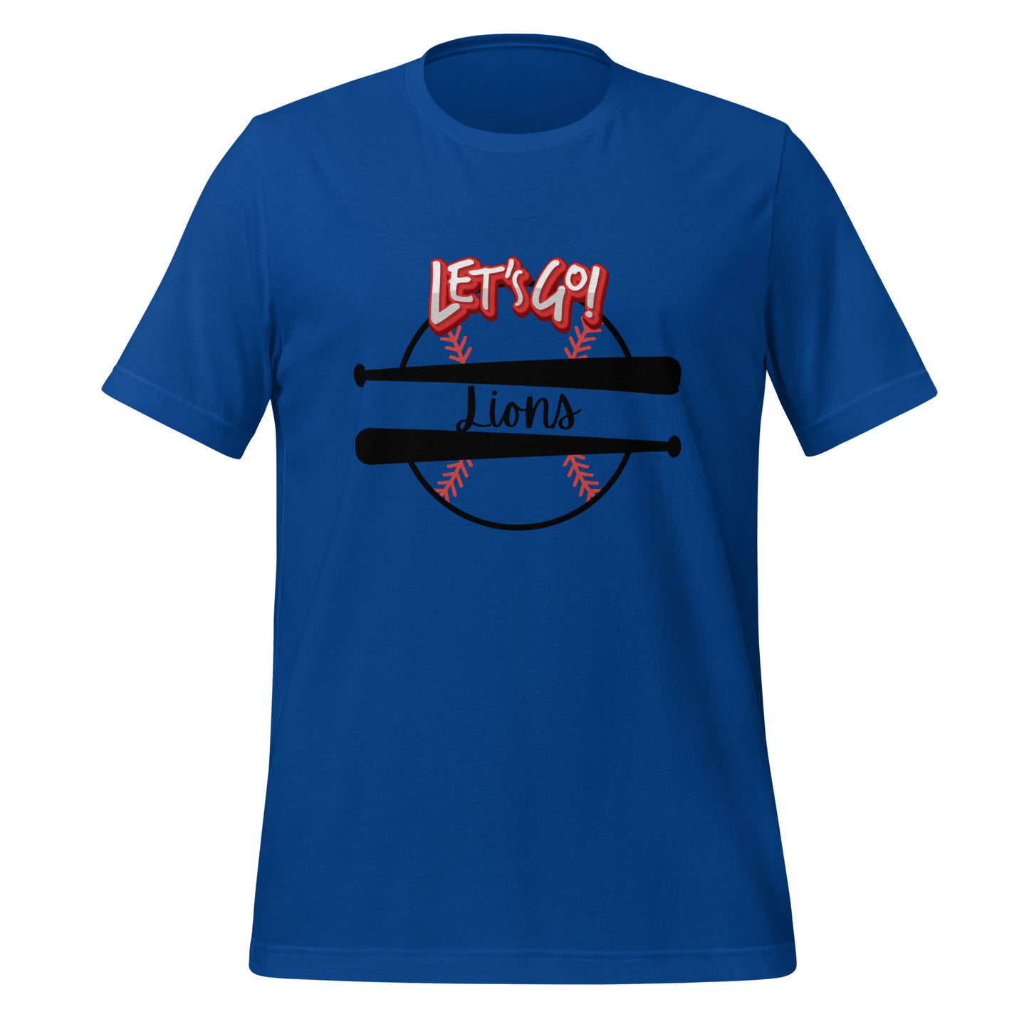 Lions Unisex t-shirt (Let's Go Baseball)