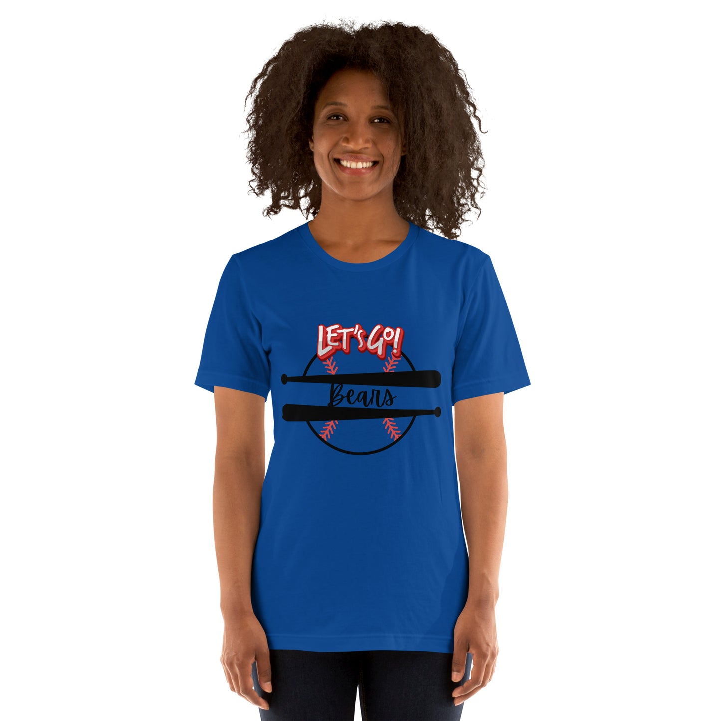 Bears Unisex t-shirt (Let's Go Baseball)