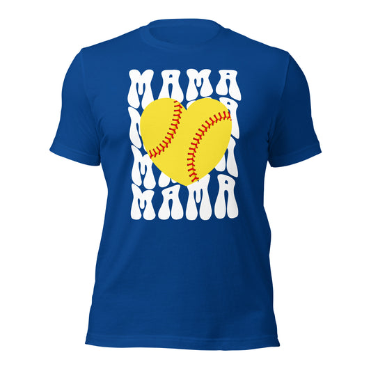 Softball Mama Unisex t-shirt