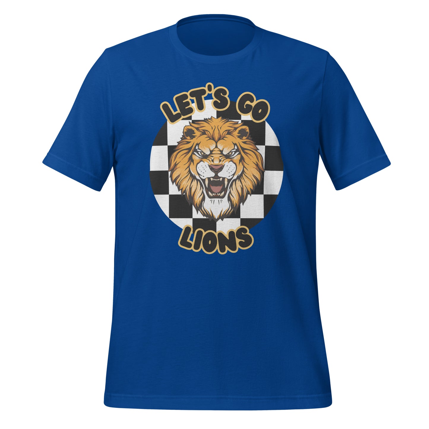 Lions Unisex t-shirt (Checkered)