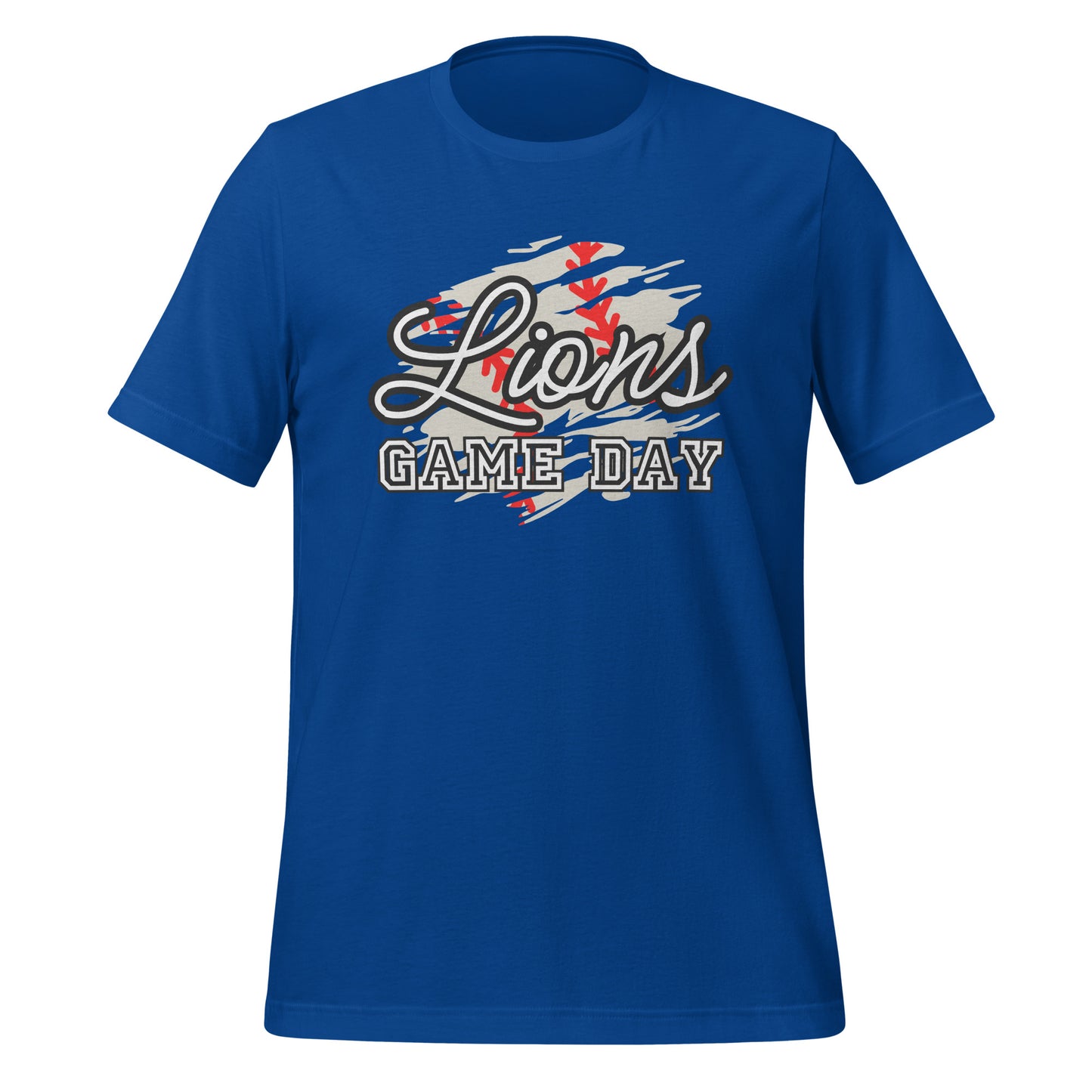 Lions Unisex t-shirt (Distressed Baseball)