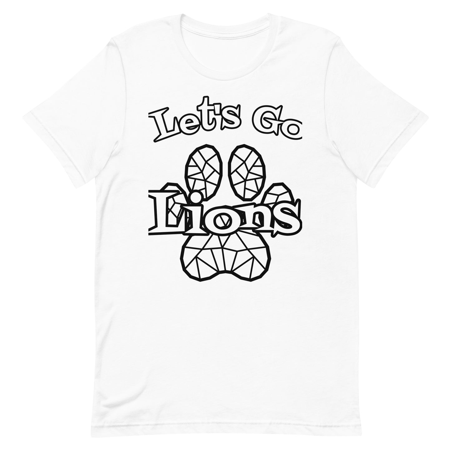 Lions Unisex t-shirt (Lets Go Stained Glass)