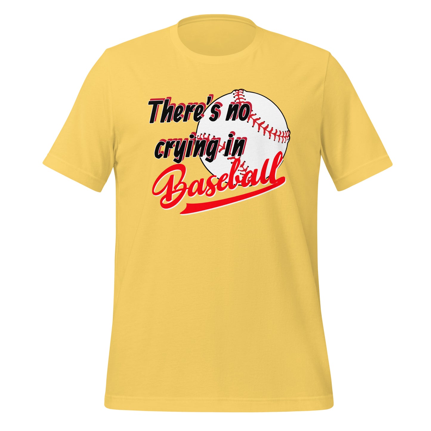 Baseball Unisex t-shirt (No Crying)