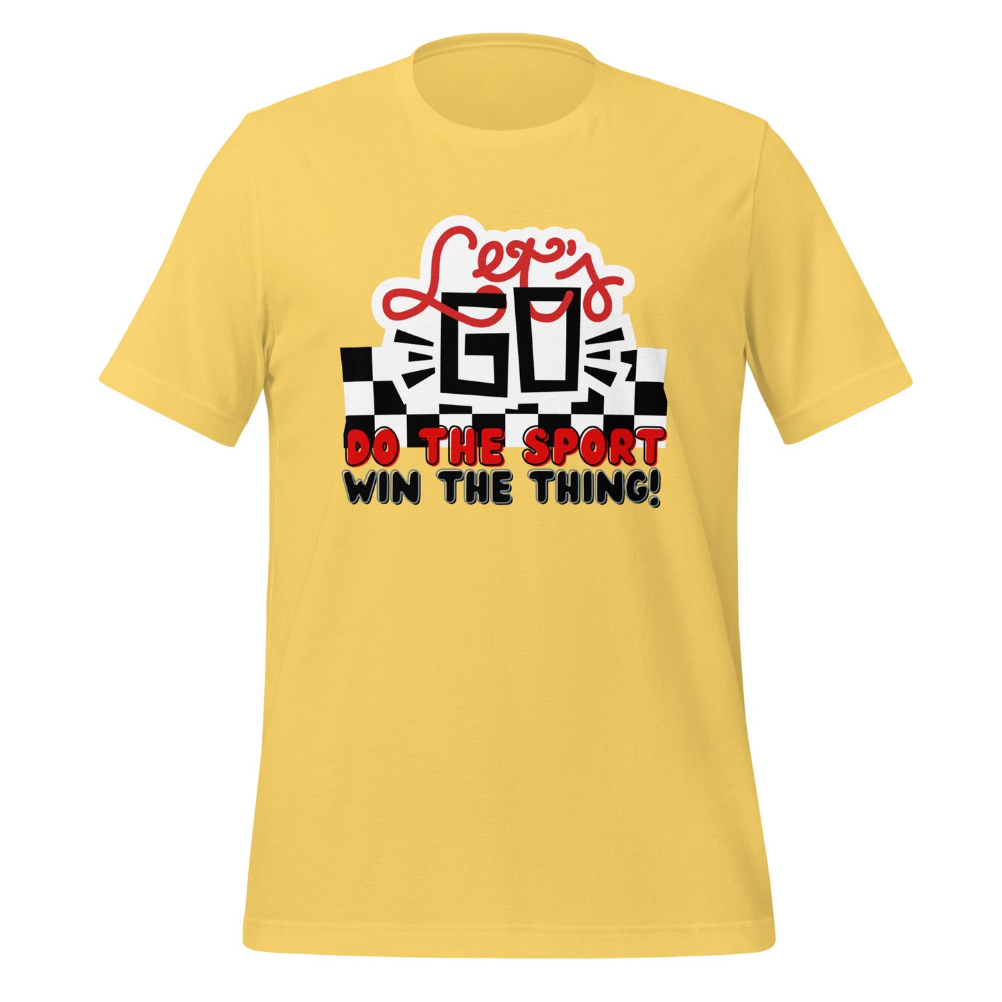 Lets Go Sports Unisex t-shirt