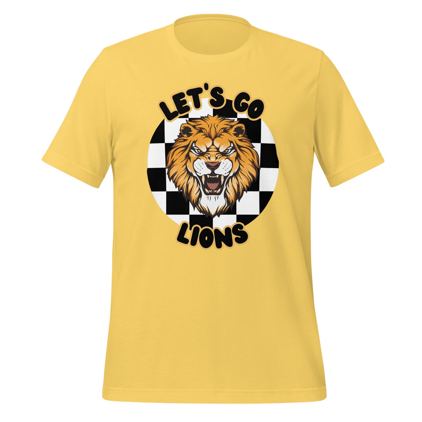 Lions Unisex t-shirt (Checkered)