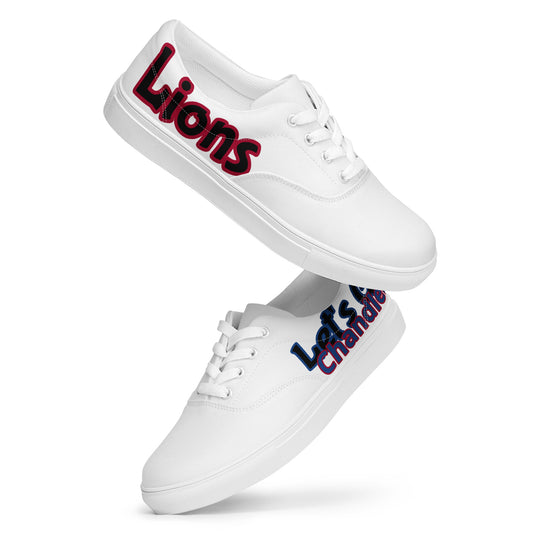 Lions Women’s Lace-Up Canvas Shoes