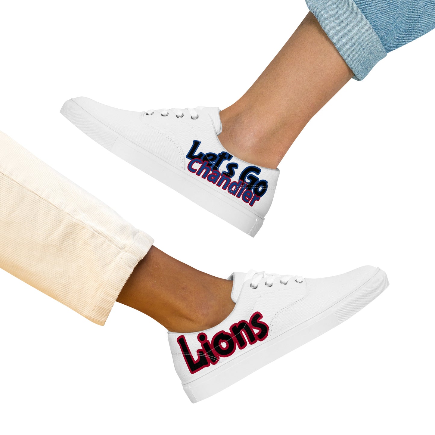 Lions Women’s Lace-Up Canvas Shoes