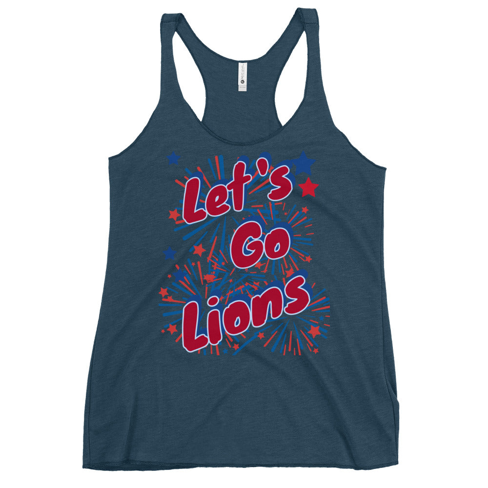 Lions Women's Racerback Tank