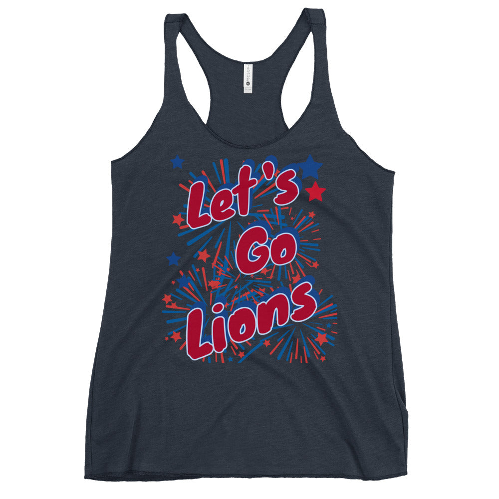 Lions Women's Racerback Tank