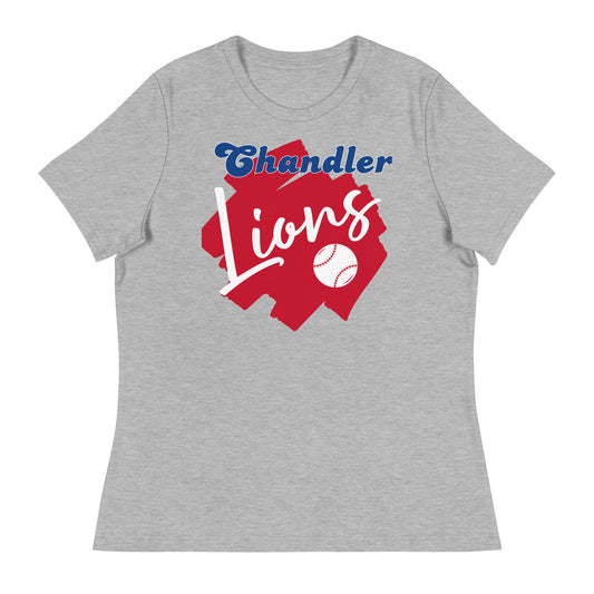 Lions Women's Relaxed T-Shirt (Baseball Softball)