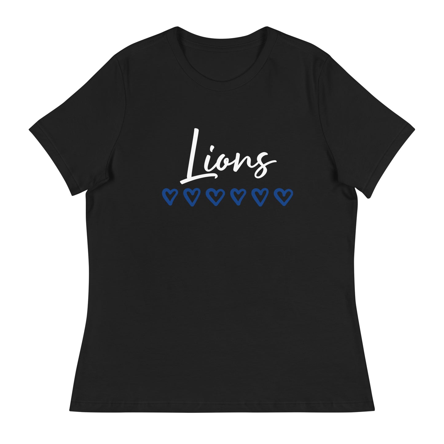 Lions Women's Relaxed T-Shirt (Hearts)