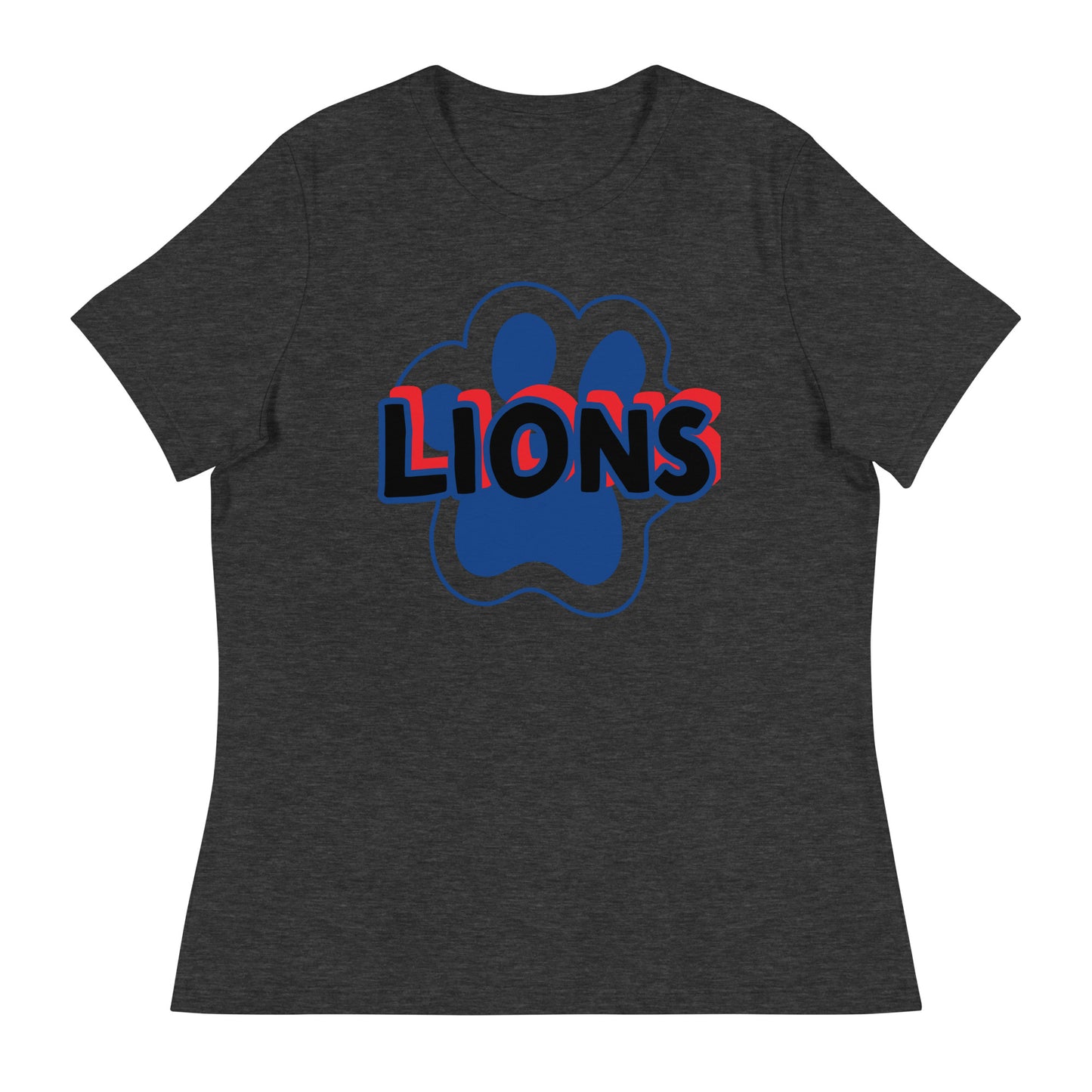 Lions Women's Relaxed T-Shirt (Paw)