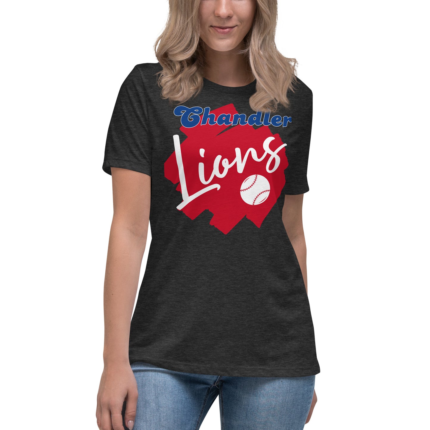 Lions Women's Relaxed T-Shirt (Baseball Softball)