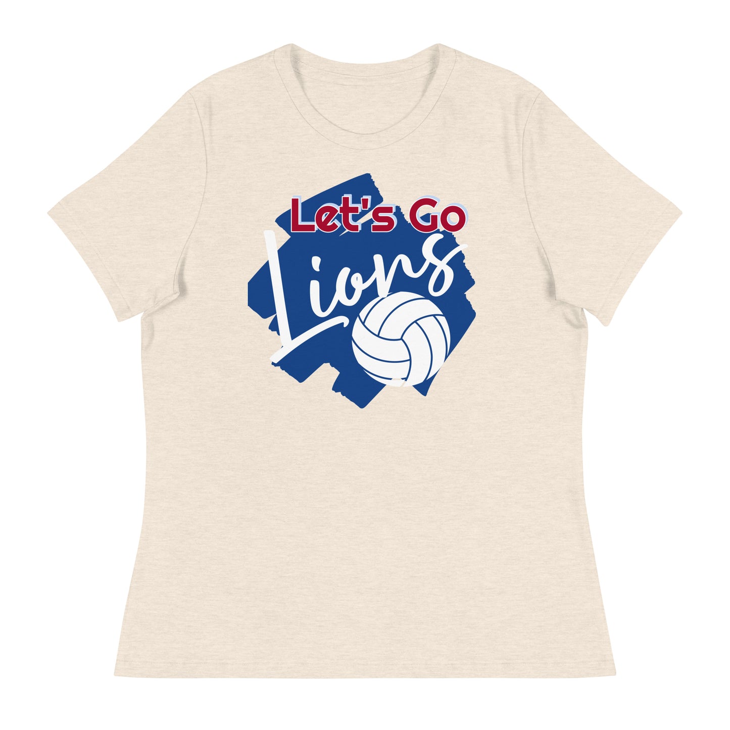 Lions Women's Relaxed T-Shirt (Volleyball)