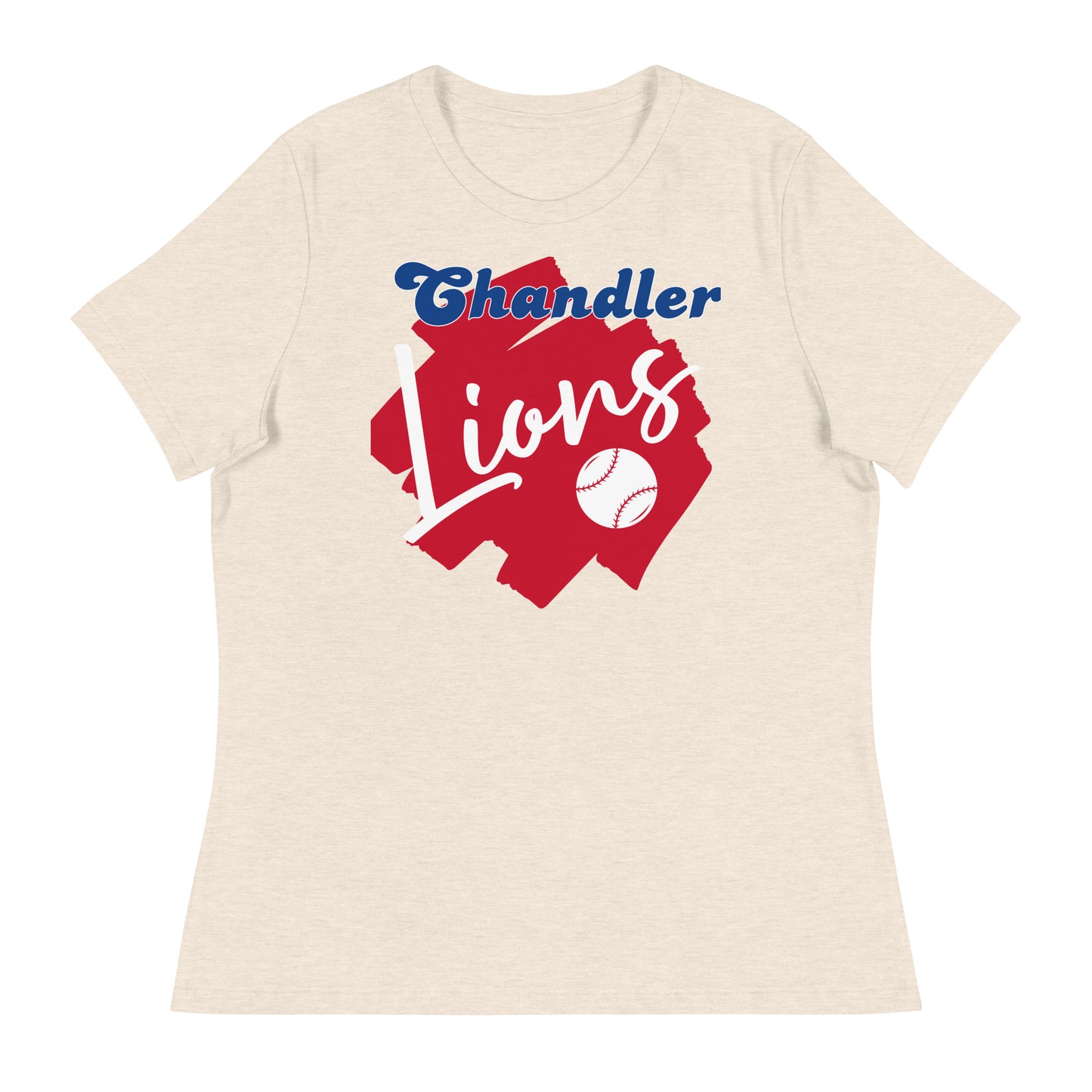 Lions Women's Relaxed T-Shirt (Baseball Softball)