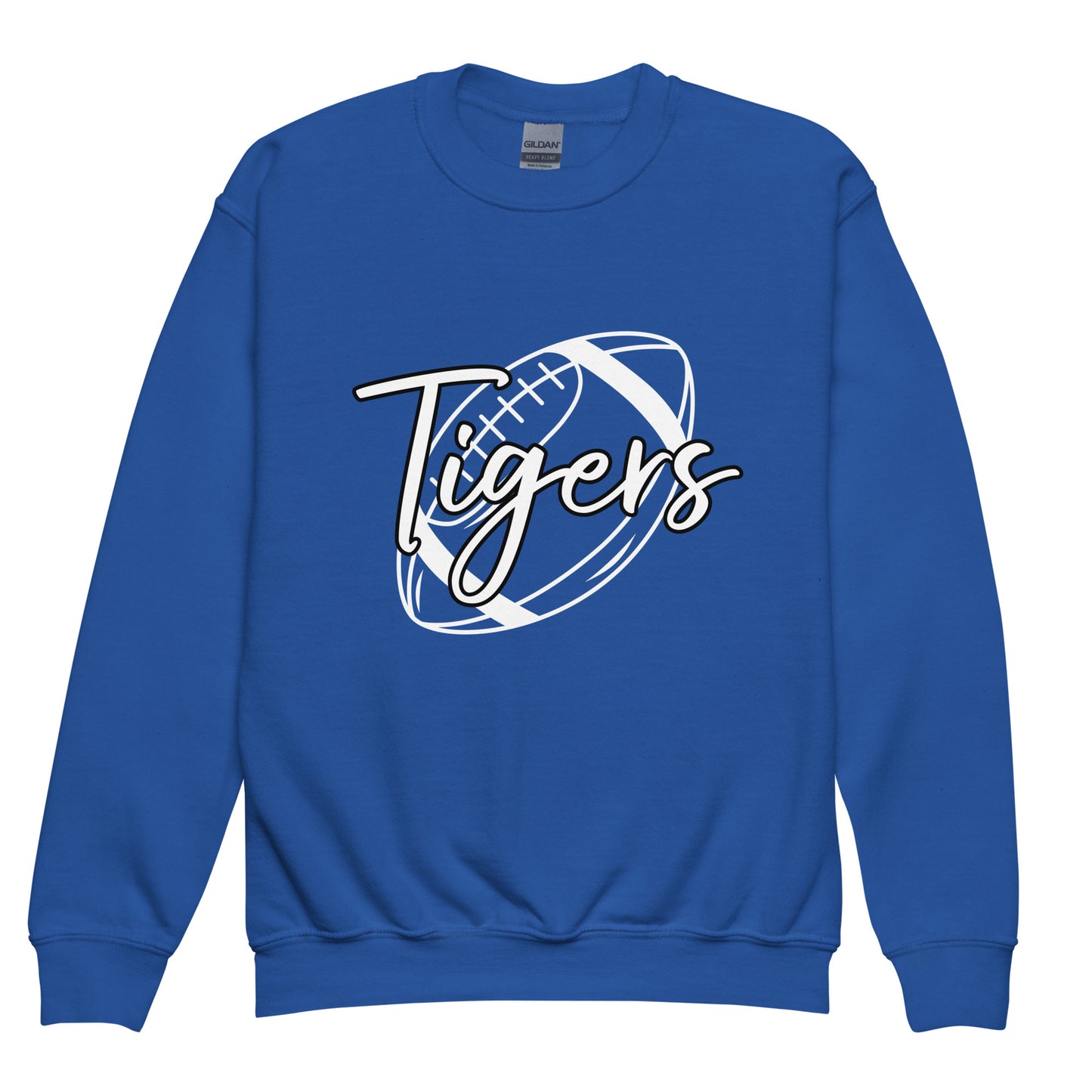 Tigers Football Youth Crewneck Sweatshirt