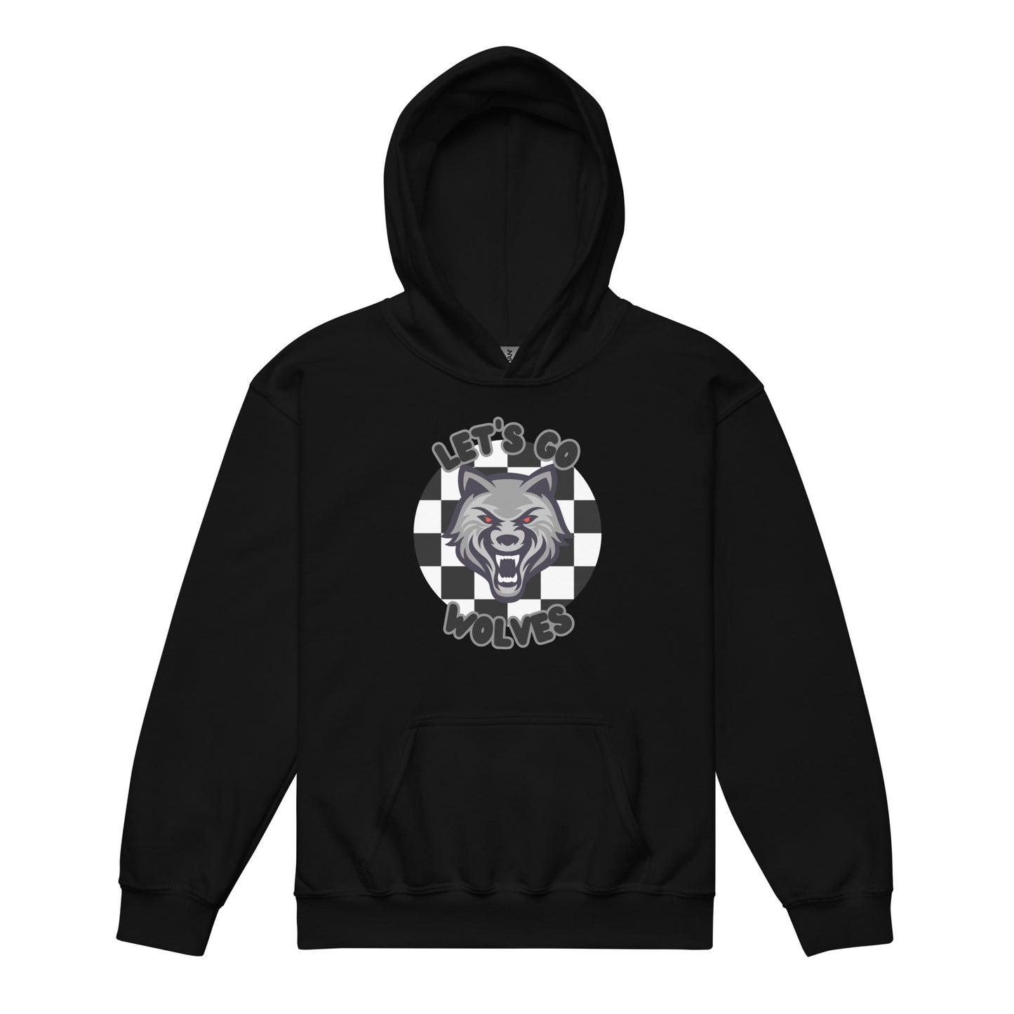 Wolves Youth heavy blend hoodie (checkered)